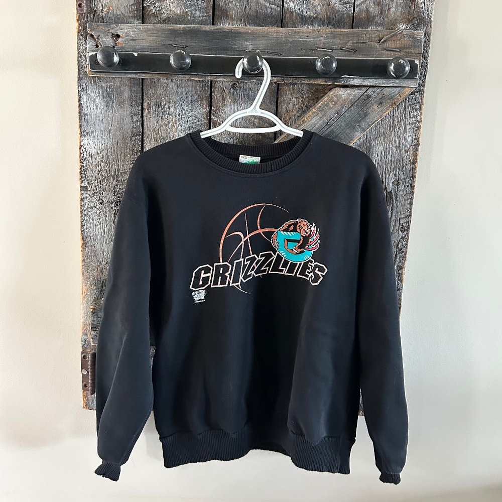 Men's Vintage Waves Grizzlies Crewneck - Size Medium